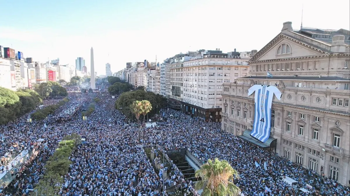 Buenos Aires, la notte del 18 dicembre 2022